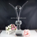 Trofeo de la bola de la cesta de cristal de calidad superior mejor precio
